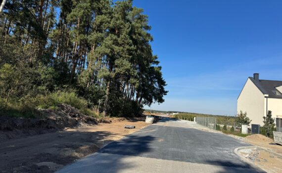 Dabcze inwestycja budowa drogi